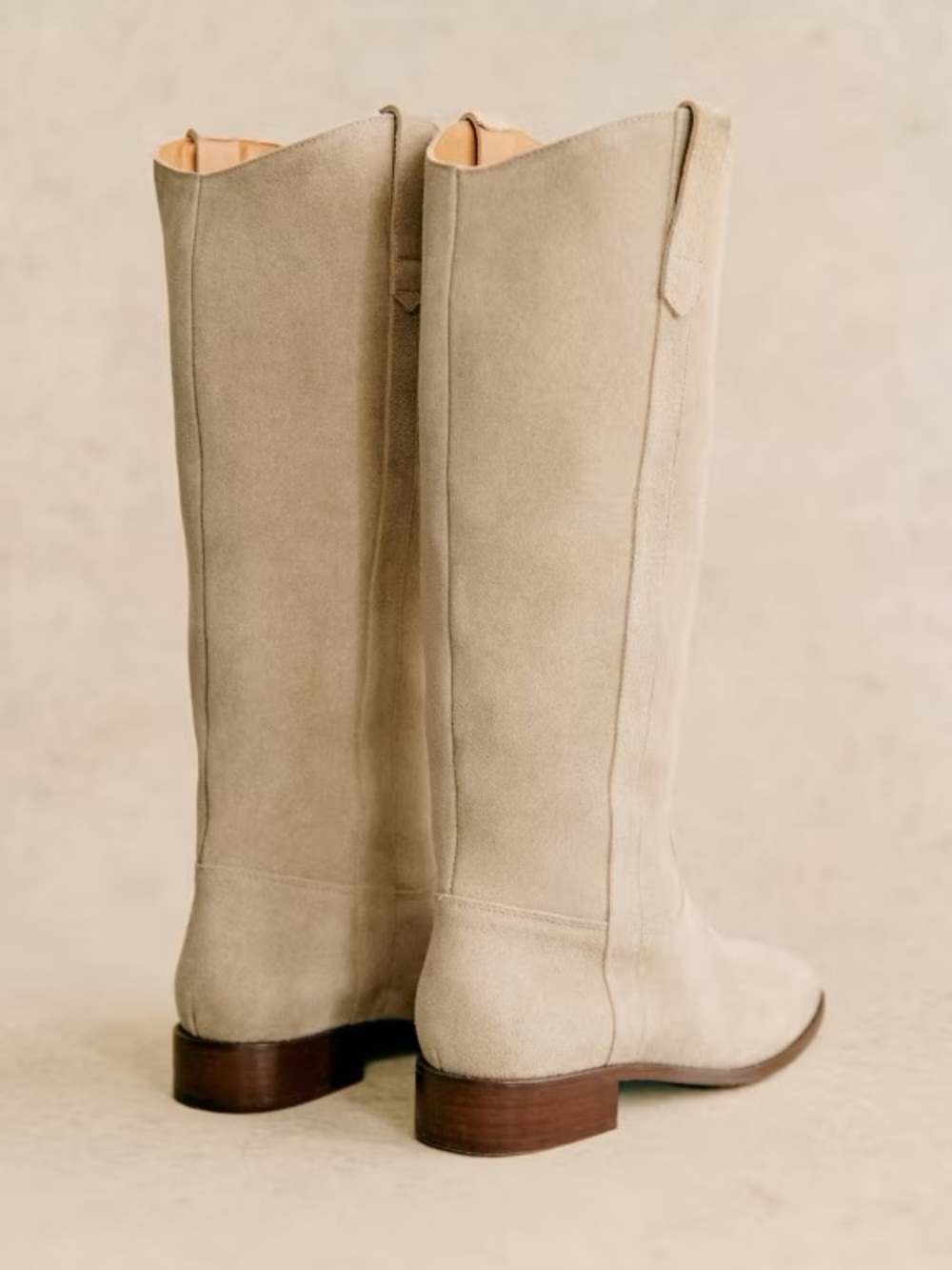 SOLD NIB Sézane Gabrielle Low Boots in Sandstone Size 10/41 - Picture 2 of 14
